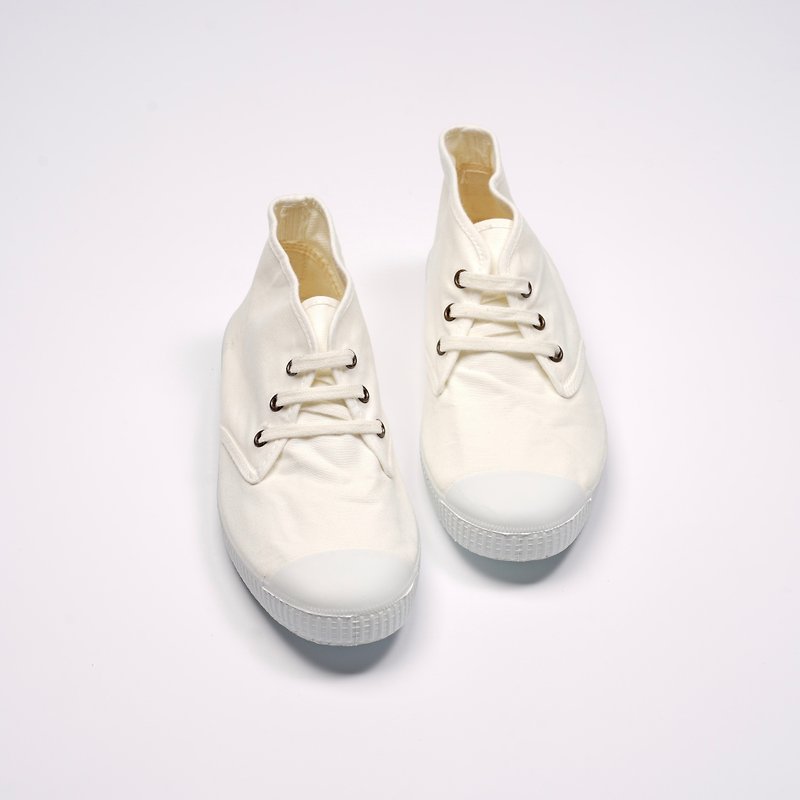 CIENTA Canvas Shoes 60997 05 - รองเท้าลำลองผู้หญิง - ผ้าฝ้าย/ผ้าลินิน ขาว