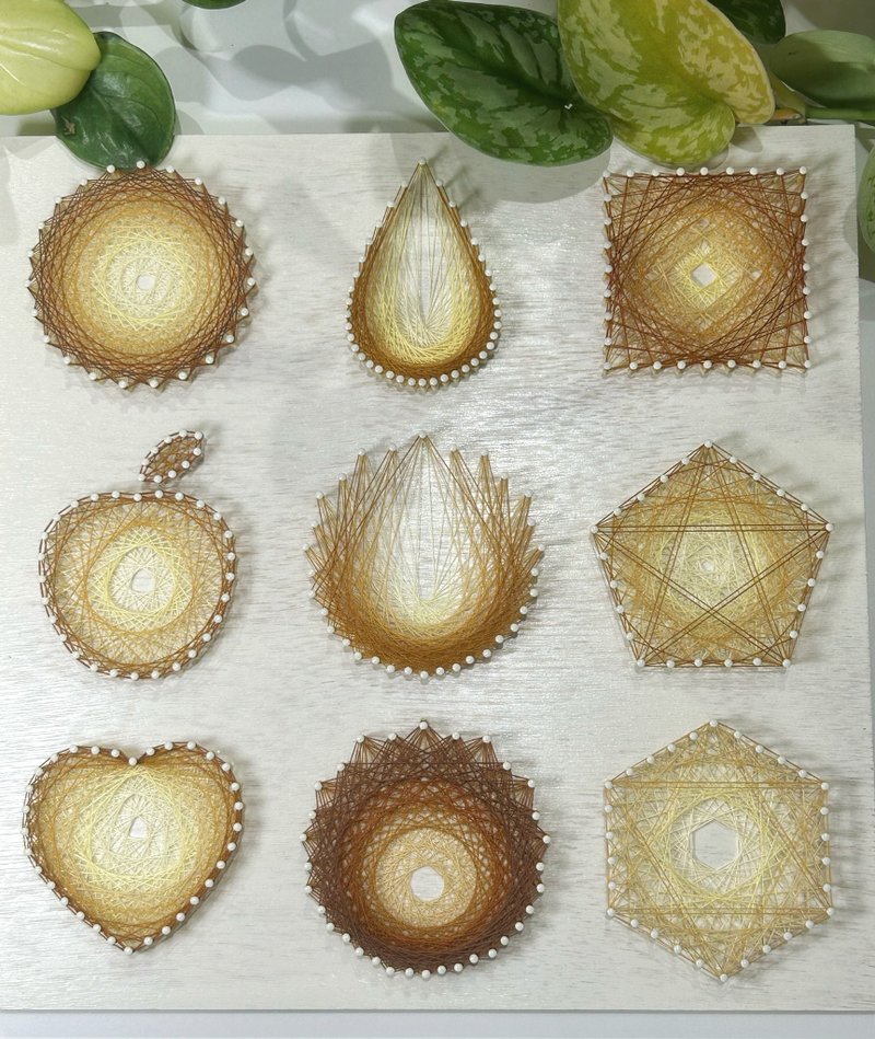 Stringart  藝術作品-今天的心情 - 裝飾/擺設  - 其他材質 多色