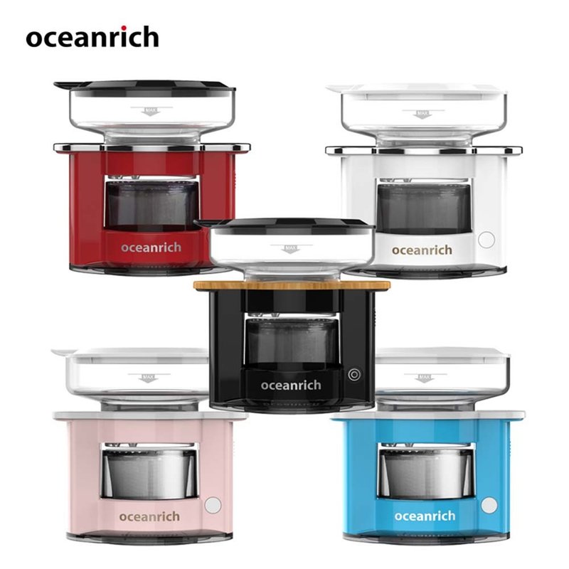 Oceanrich歐新力奇 S2 便攜式旋轉咖啡機 (多色可選) - 咖啡壺/手沖壺 - 塑膠 黑色