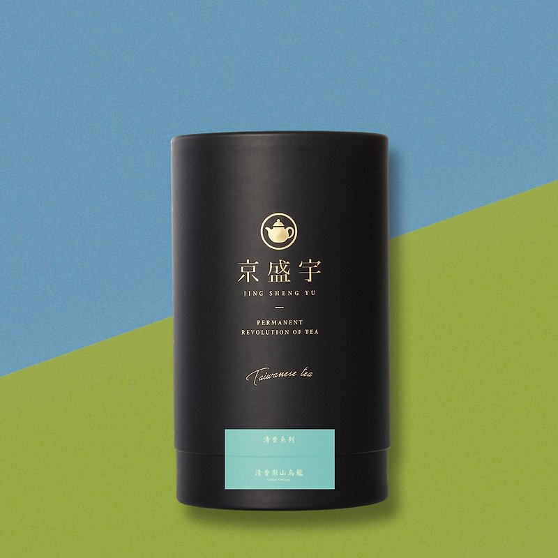 京盛宇 【茶葉】台湾リサンウーロン茶 200g 大容量缶詰(高山茶) - お茶 - 食材 ブルー