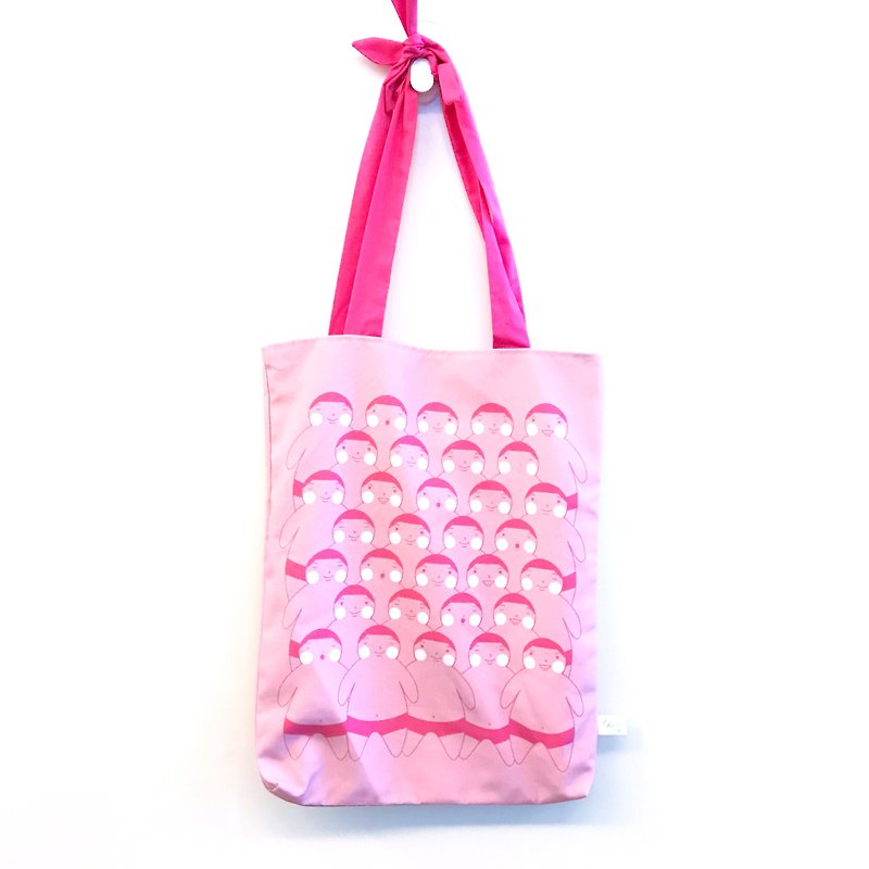 Fat Boy Lok TOTEFAT – M size – Many FatBoyLok Pink - Handbags & Totes - Polyester Multicolor