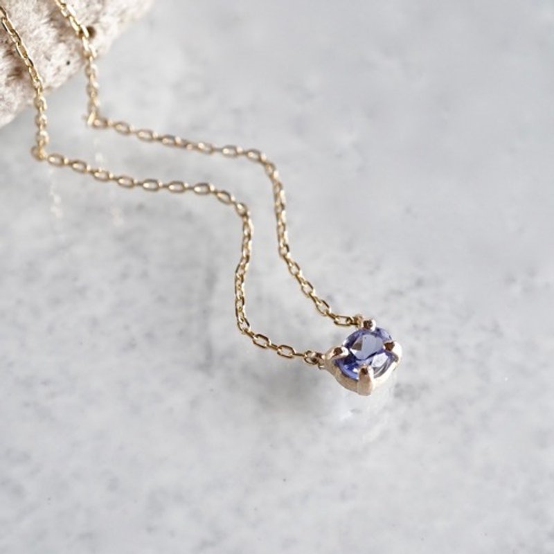 [December] Tanzanite oval necklace [P109K10(TZ)] - 項鍊 - 寶石 