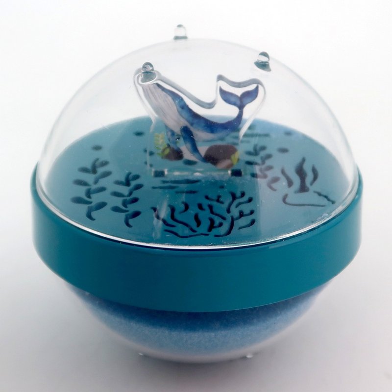 【夏日海洋】海洋想念/海潮之聲/立牌鯨魚/雙面沙漏 - 擺飾/家飾品 - 壓克力 