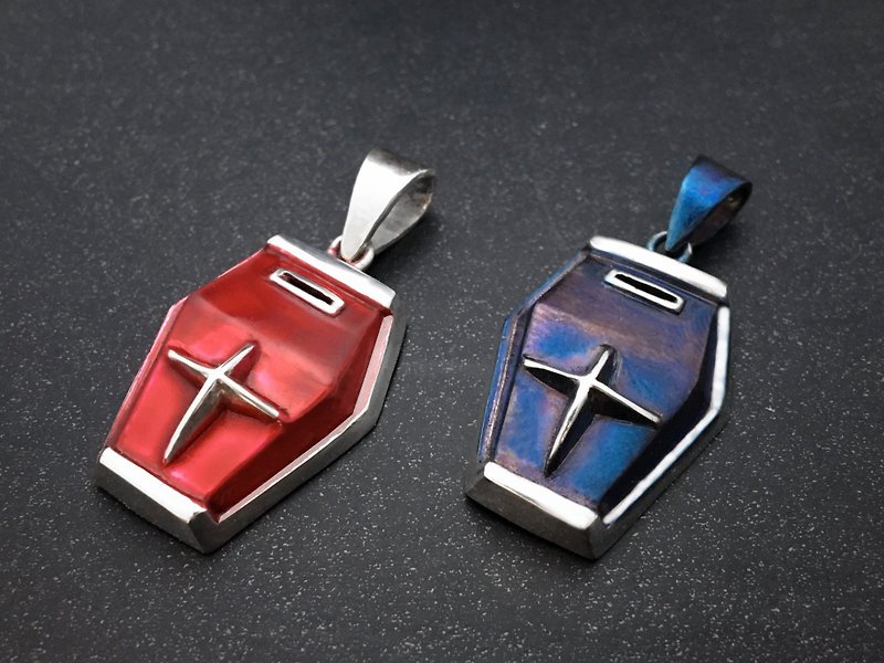 [Grandpa Timo Workshop] Special Project 925 Sterling Silver Mobile Suit Gundam RX78 First Steel Shield Pendant - สร้อยคอ - เงินแท้ หลากหลายสี