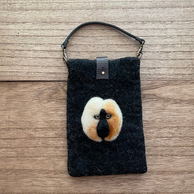 Shiroga Osaki smartphone case 2 - Other - Wool Black