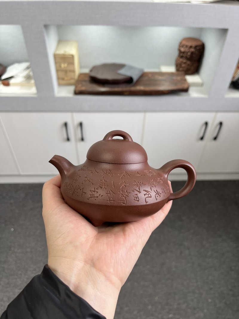 三足合韵 现货实拍 原矿极品底槽清 正宗润泽 器型正宗 三足稳重 - 茶壺/茶杯/茶具 - 陶 灰色