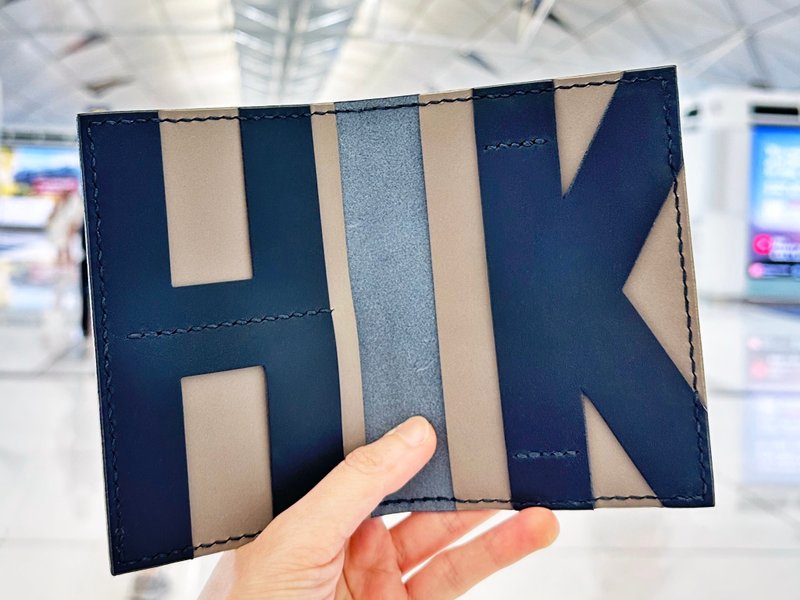 HK 3咭位護照套 好好縫 皮革DIY材料包 PASSPORT 證件套 旅行用品 - 皮件/皮革 - 真皮 多色
