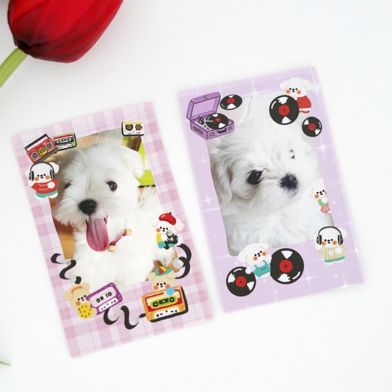 Retro Music Frame Stickers - 貼紙 - 紙 多色