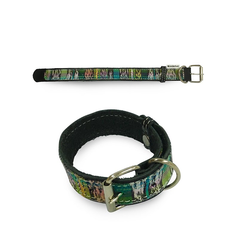 PET COLLAR (DOG) - Collars & Leashes - Genuine Leather Multicolor