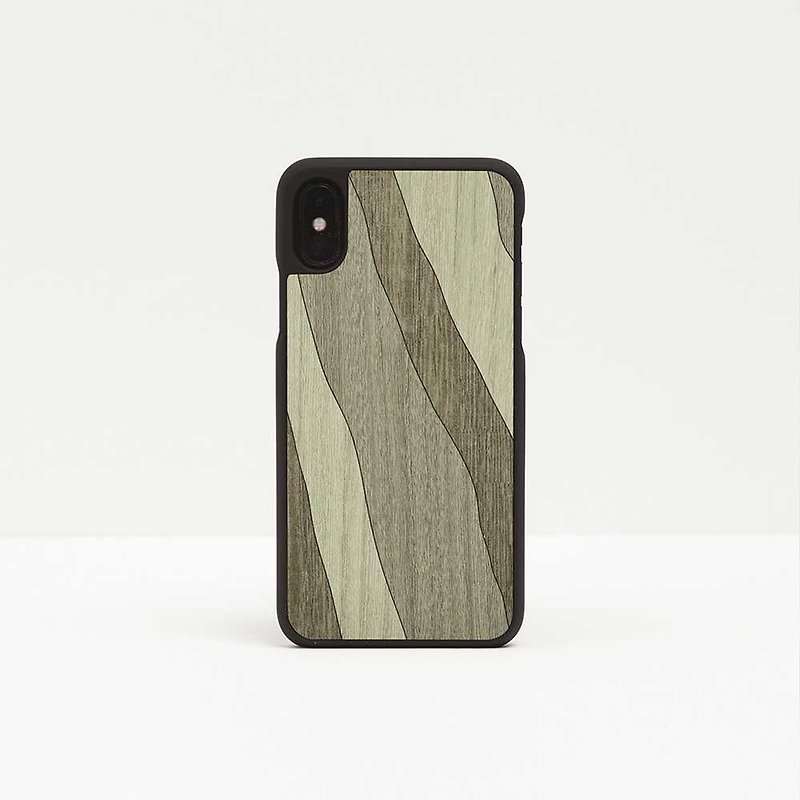 [Pre-order] log phone case / monochrome green - iPhone - เคส/ซองมือถือ - ไม้ สีนำ้ตาล