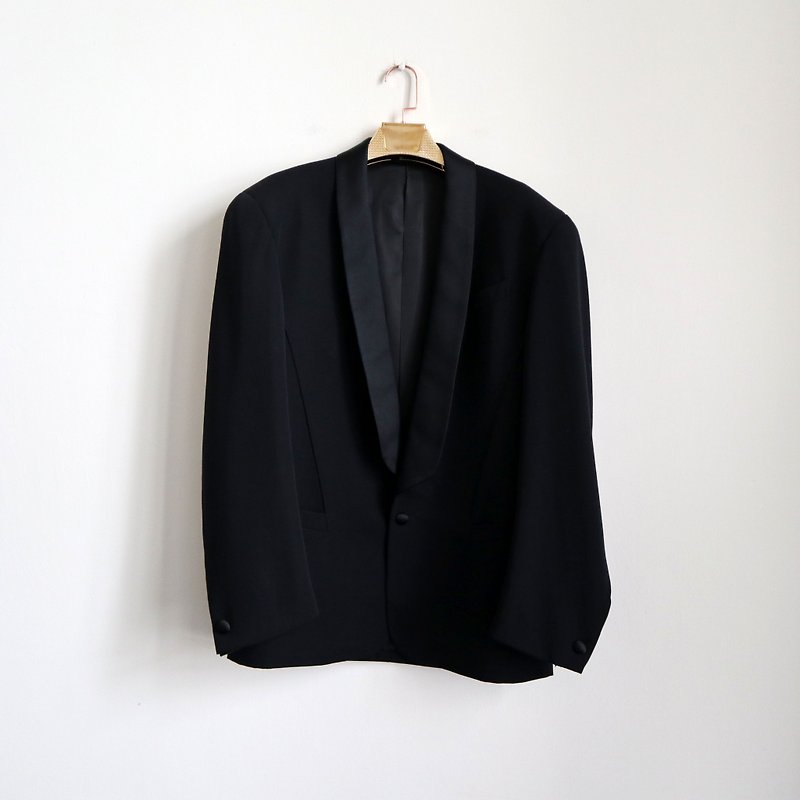 Pumpkin Vintage. Thierry Mugler 1980's Classic Premium Blazer - Men's Coats & Jackets - Wool Black