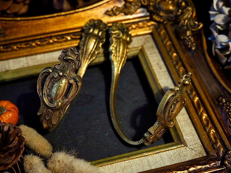 法國古董黃銅老掛勾 單個出售 - 裝飾/擺設  - 銅/黃銅 
