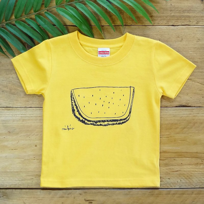 Monocolor Watermelon Baby Kids T-shirt Banana - เสื้อยืด - ผ้าฝ้าย/ผ้าลินิน สีเหลือง