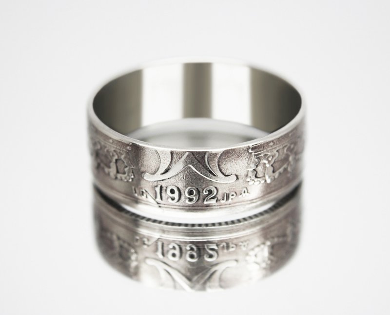 Denmark Coin Ring 5 Kroner 1990-2016 coin rings for men coin rings for women - 戒指 - 其他金屬 