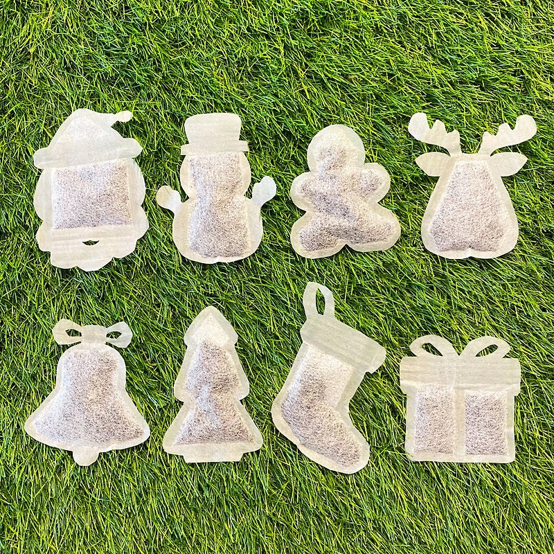 【Christmas Gift】Tea Cup Christmas Party (8 Christmas Shaped Tea Bags) - Tea - Fresh Ingredients Khaki