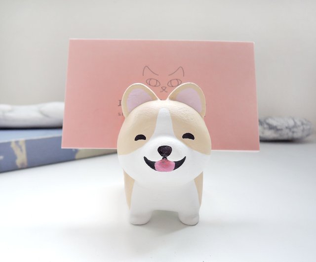 Corgi, Extendable card holder - Shop WoodMan ID & Badge Holders