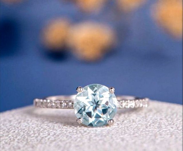 専用ですので、押さないでください。アクアマリンの素敵な指輪です。 一点限り】PT900 サンタマリア アクアマリン(1.12ct