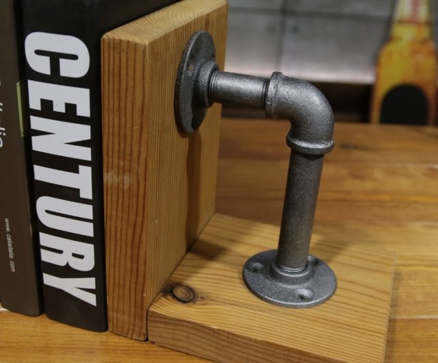 ロフトレトロ水道管インダストリアルスタイルデスクトップ本棚