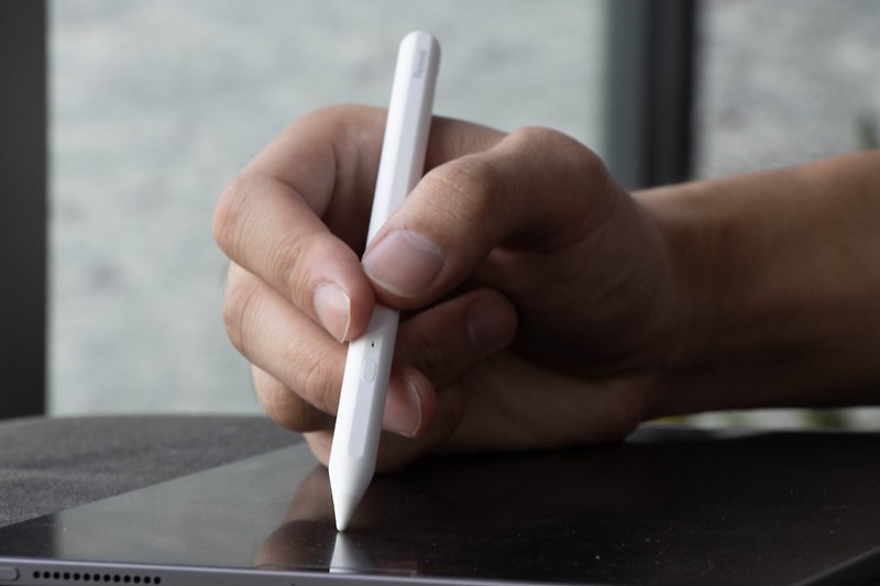 【Penoval】Pencil AX Ultra觸控筆 (繪圖達人款) 適用Apple iPad - 科技小物 - 鋁合金 白色