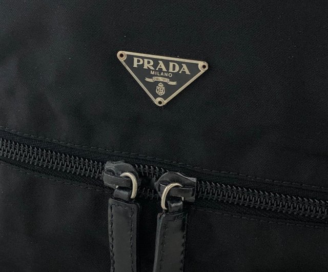日本直送 名牌中古包 】PRADA プラダ トライアングルロゴ