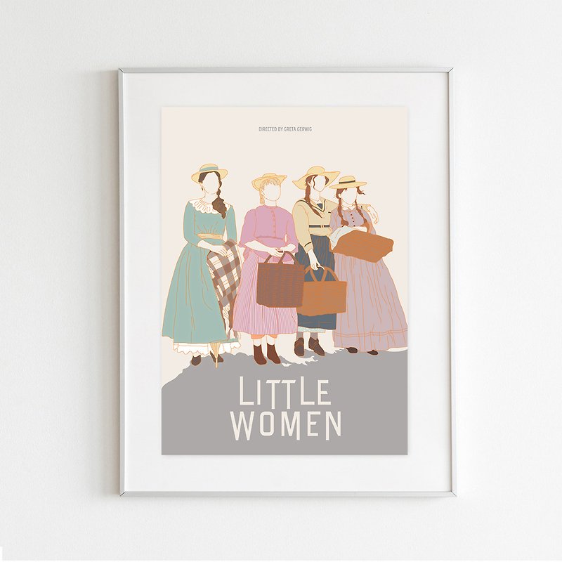 Movie Poster : Little Women - 海報/掛畫/掛布 - 紙 白色