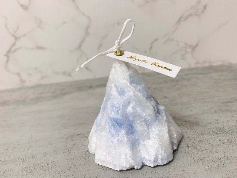 藍色雪山蠟燭 - 香氛蠟燭/燭台 - 蠟 藍色