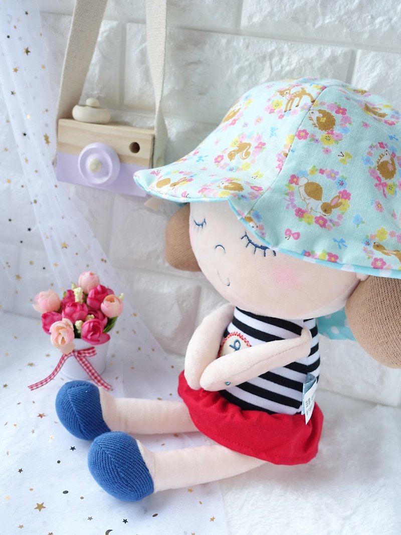 Reversible Baby Summer Hat - Other - Cotton & Hemp 