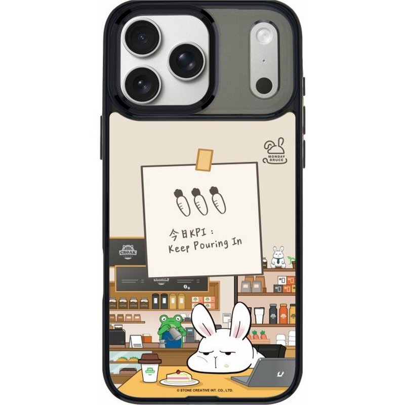 星期一的布魯斯咖啡KPI iPhone17 Pro Max透明/磁吸磁換式手機殻 - 手機殼/手機套 - 塑膠 多色