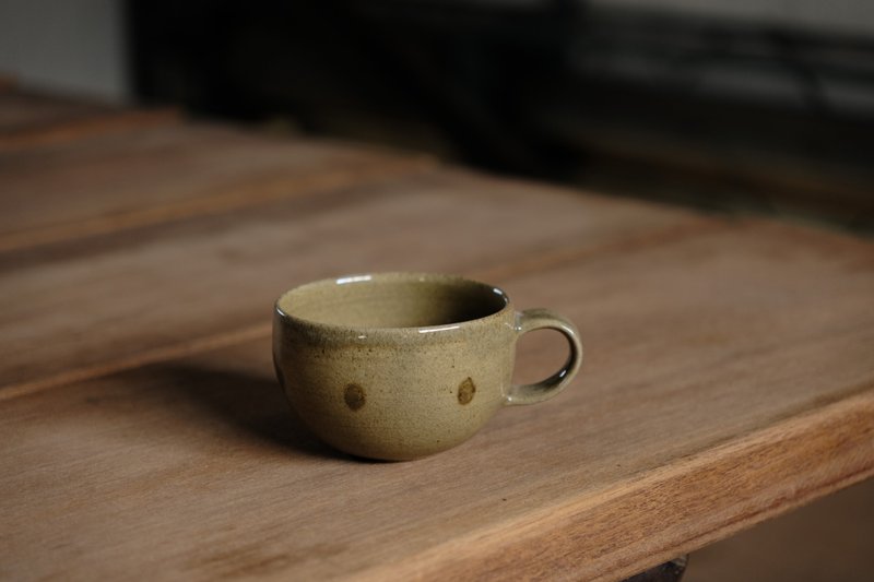 Mug|Dandian Celadon Round Cup - Mugs - Pottery Green