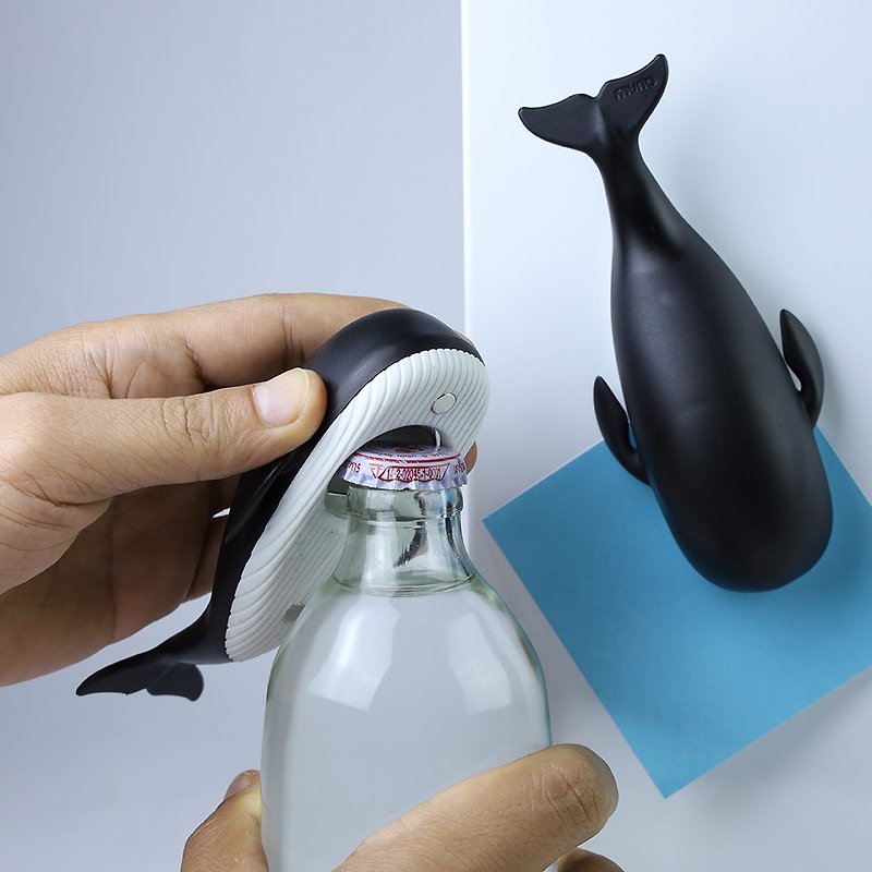 QUALY whale bottle opener - ที่เปิดขวด/กระป๋อง - พลาสติก สีดำ