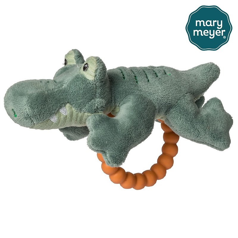 Fast Shipping【MaryMeyer】Soft Hand Rattle-Crocodile Feifei - ของเล่นเด็ก - วัสดุอื่นๆ สีเขียว