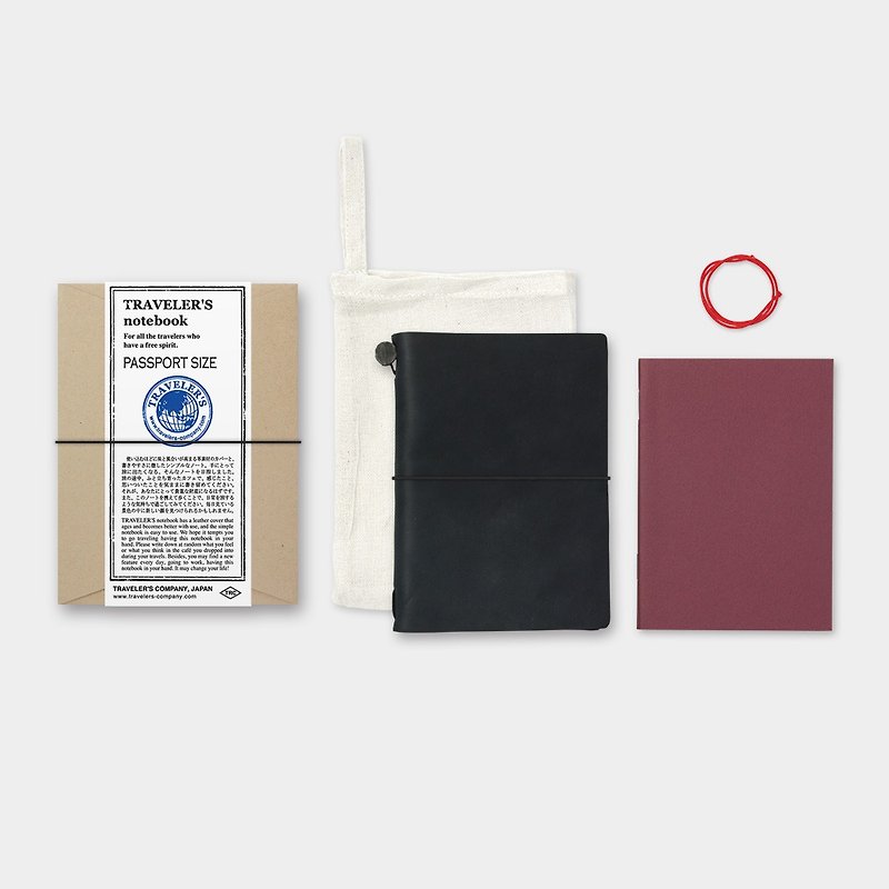 Traveler's Notebook PA SIZE-Black - Notebooks & Journals - Genuine Leather Black