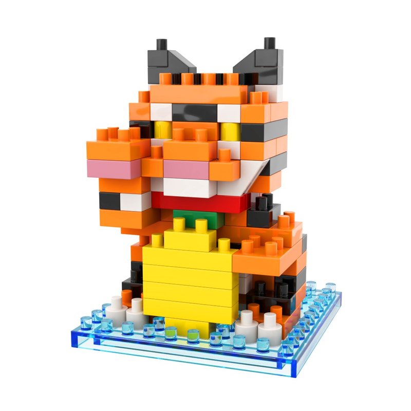Archbrick 2022年虎年招財老虎微積木 Nanoblock - 桌遊/卡牌 - 塑膠 多色