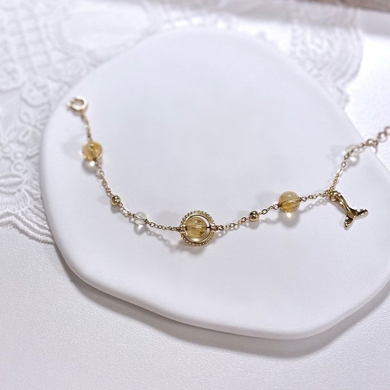 Gold Coast/Citrine Bracelet - Bracelets - Crystal Yellow