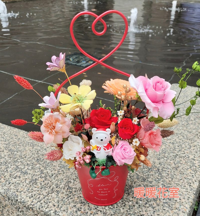 暖心永生花禮 - 乾燥花/永生花 - 植物．花 