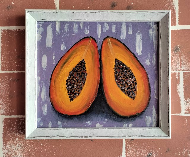 Fruit Wall Art Kitchen - Original Fruit Painting, Fruit Wall Decor