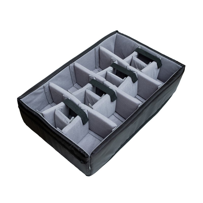 Padded divider set fit Zarges K470-40810 aluminum Case container(No Case) - กระเป๋ากล้อง - ฟองน้ำ สีเทา