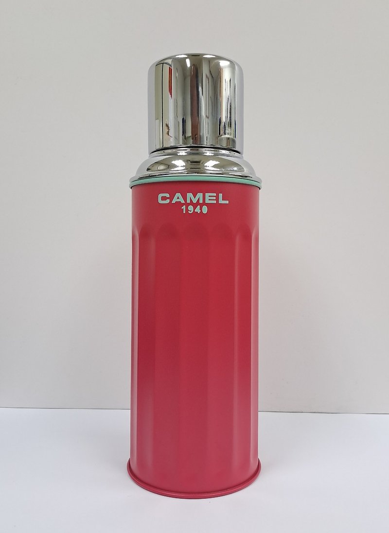 Camel Brand 450ml Glass Vacuum Thermos Bottle 122 Series | Pomegranate 122PM - Vacuum Flasks - Other Materials Red