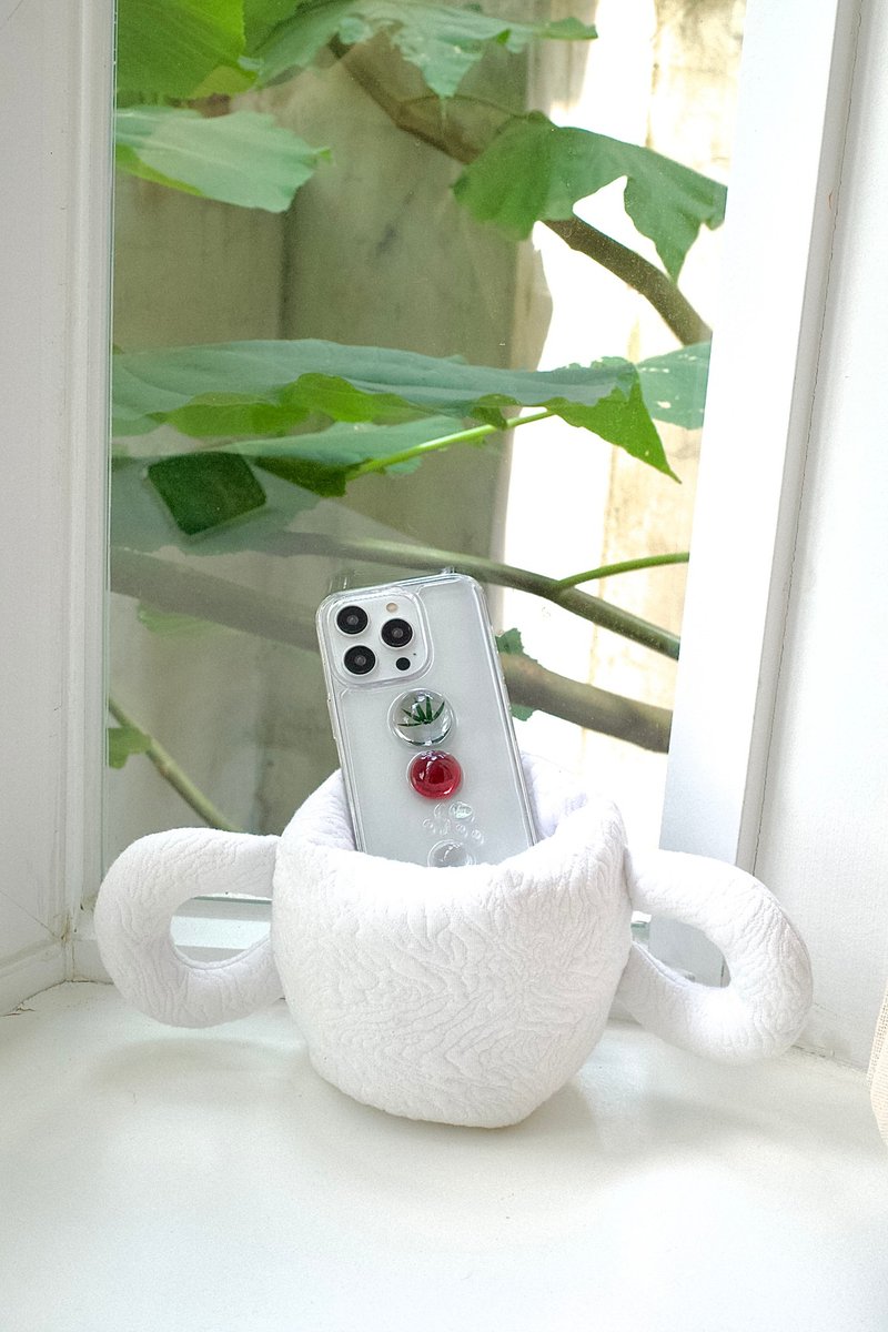 番茄羅勒樹脂手機殼 - 手機殼/手機套 - 塑膠 紅色
