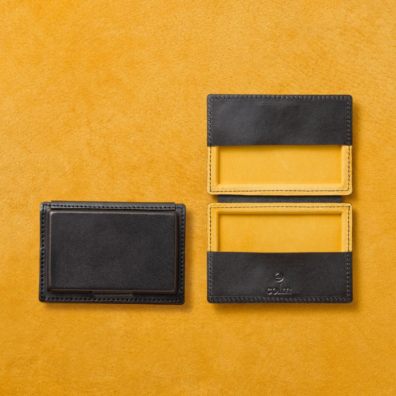 colm Card Case Black - Card Holders & Cases - Genuine Leather 