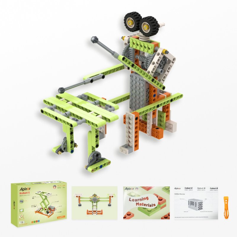 【孩子們學習玩具】STEM編程17種機械工程機械人 | Apitor Robot- - 其他 - 其他材質 