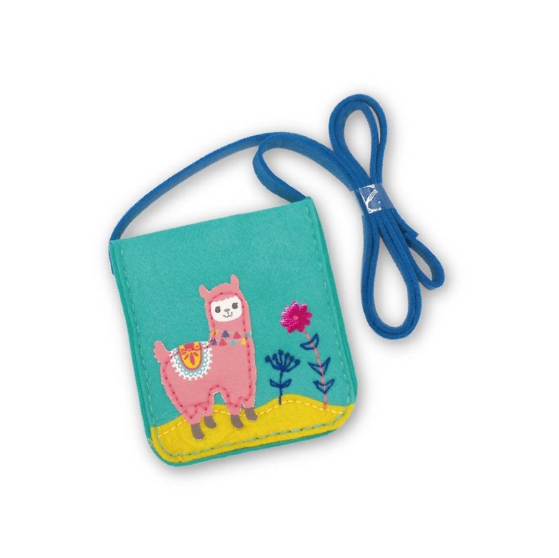Fairy Land [Material Bag] Alpaca Crossbody Bag - Pink - อื่นๆ - วัสดุอื่นๆ 