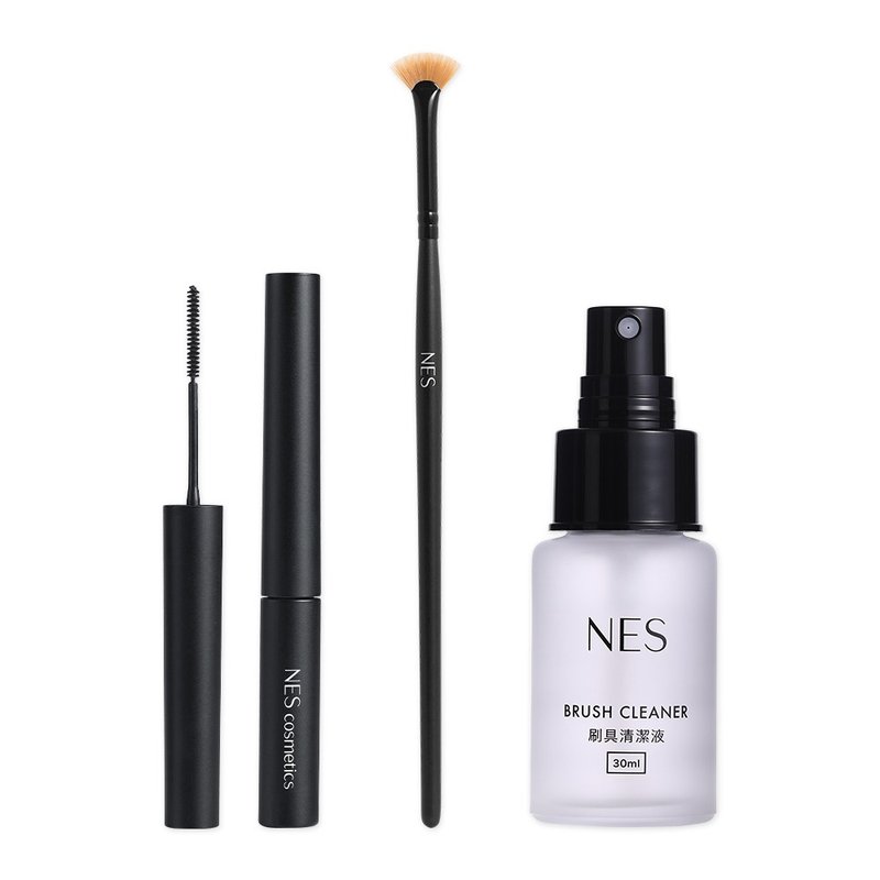 【NES cosmetics】Smudgeproof Waterproof Lifting Mascara set - อื่นๆ - พลาสติก สีดำ