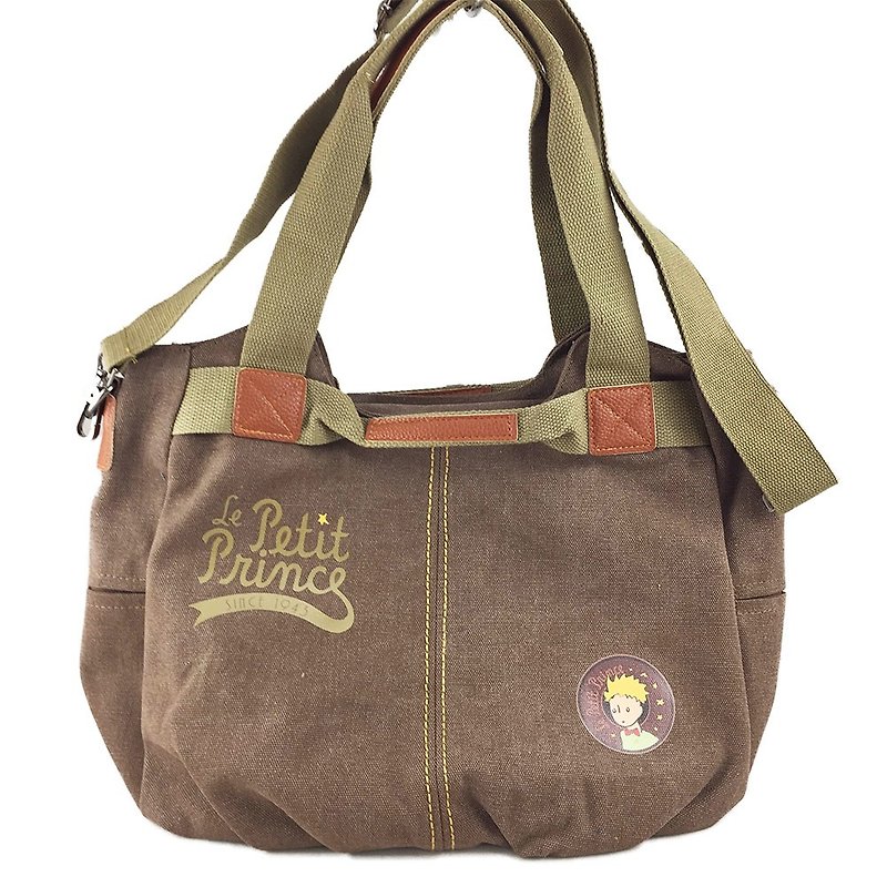 Little Prince Classic Edition License - Multi-function Tote (Coffee) - Messenger Bags & Sling Bags - Cotton & Hemp Brown