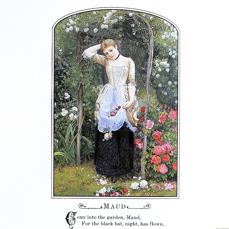 Spot recommendation // The United Kingdom 1987s [Victoria Flower and Psalms] Floral illustration vintage old book