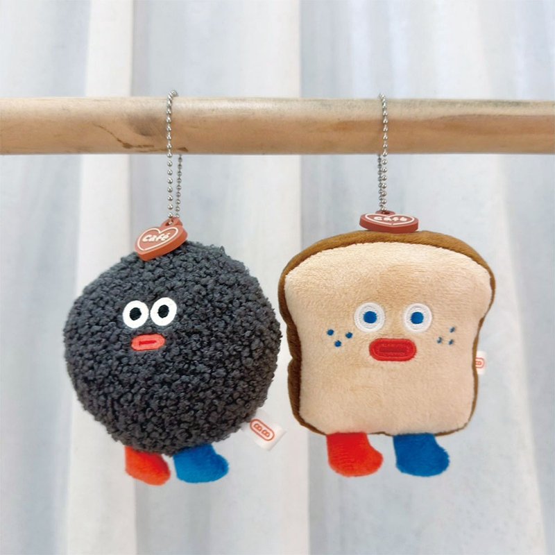 Romane Brunch Brother x Rakuwan plush pendant - ที่ห้อยกุญแจ - วัสดุอื่นๆ 