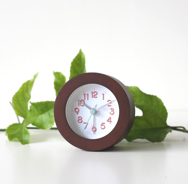 Polka Dot  Wooden Alarm Clock - นาฬิกา - ไม้ 