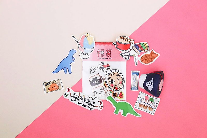 FUKUBUKURO / Sticker Bag - Stickers - Paper Multicolor