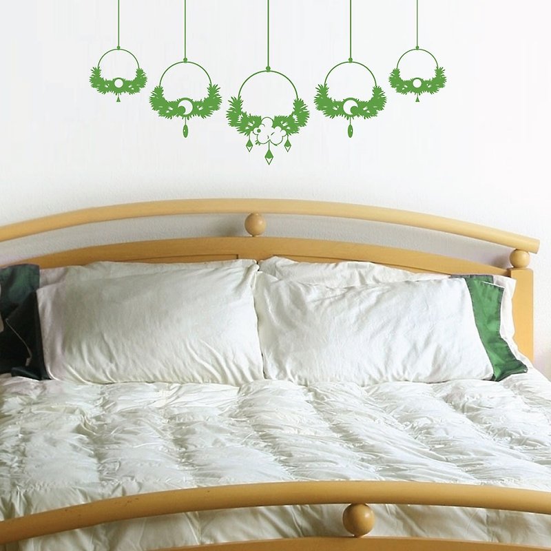 "Smart Design" creative seamless wall sticker◆Blessed garden 8 colors available - Wall Décor - Paper 