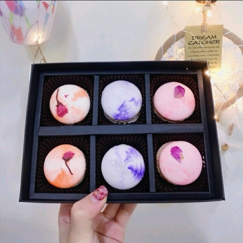 新鮮食材 蛋糕/甜點 - 馬卡龍8入禮盒 花草果香茶系例
